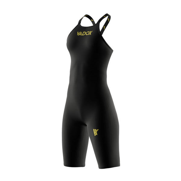 Traje de Baño Competición Mujer F14 Closed Back Black Vadox