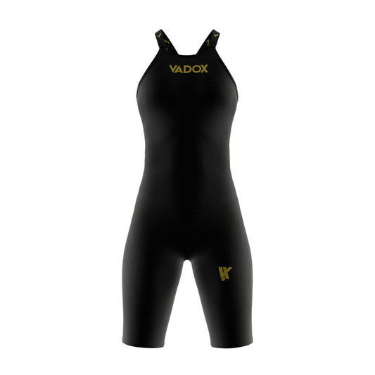 Traje de Baño Competición Mujer F14 Closed Back Black Vadox