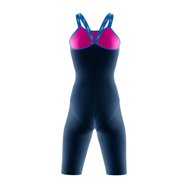 Traje de Baño de competición mujer Spartan  Closed Back NAVY Vadox