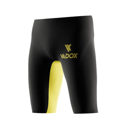 Traje de Baño de competición hombre Jammer Low Black-Yellow Vadox
