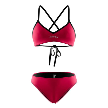 Traje de Baño Entrenamiento Mujer Bikini Janet Red Vadox