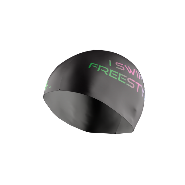 Gorra Negra Swim Freestyle Swimming Gorra Negra Vadox