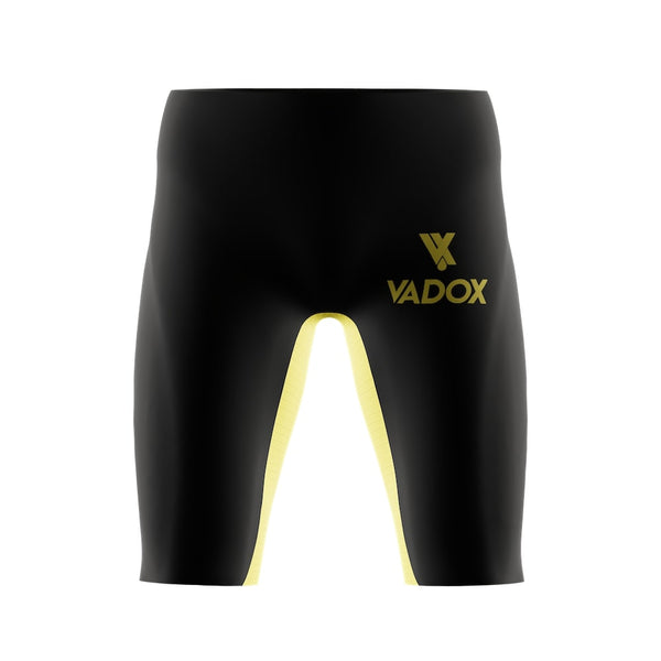 Traje de Baño de competición hombre Jammer Low Black-Yellow Vadox