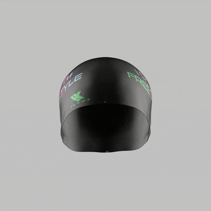 Gorra Negra Swim Freestyle Swimming Gorra Negra Vadox