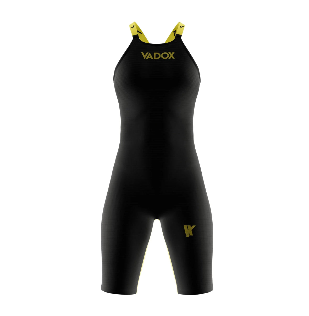 Traje de baño Mujer Fastskin competencia Yelow/black closed Vadox