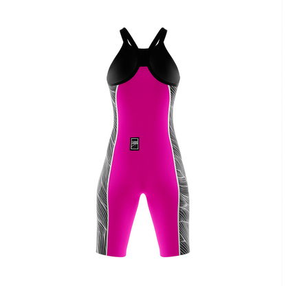Traje de baño competencia mujer Limited rosado closed back Vadox
