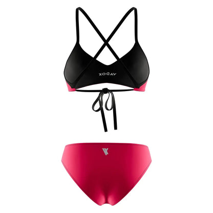 Traje de Baño Entrenamiento Mujer Bikini Janet Red Vadox