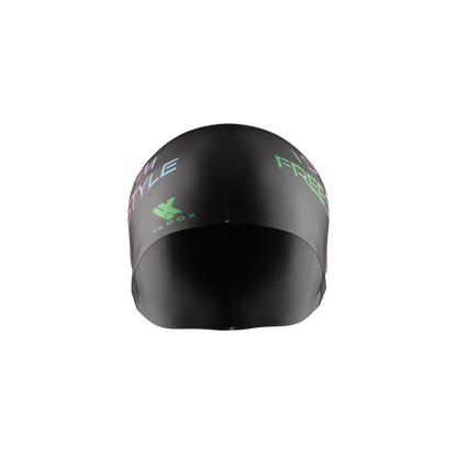 Gorra Negra Swim Freestyle Swimming Gorra Negra Vadox